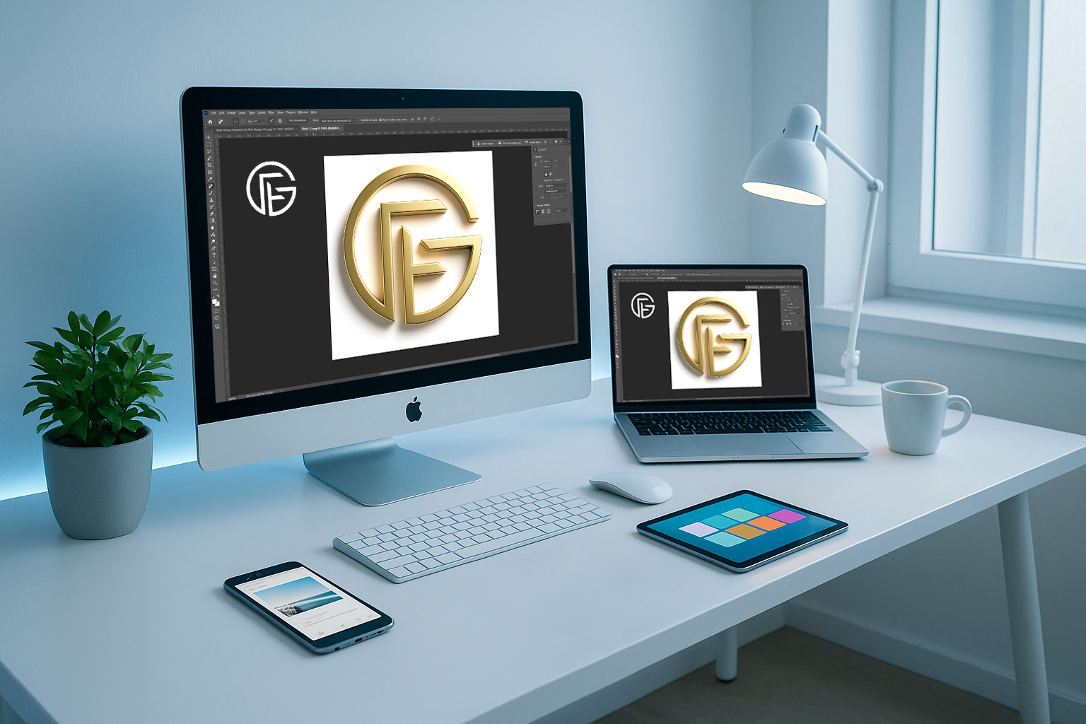 Blue Group Graphics & Web Design Pro