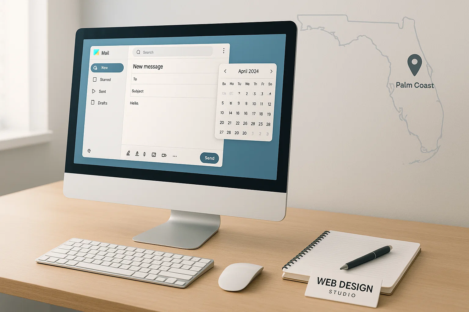 Contact Blue Group Graphics Palm Coast office exterior in Florida