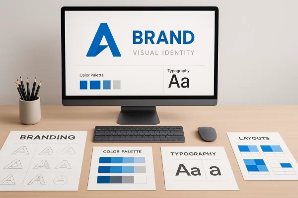 Palm Coast logo design for small business brand