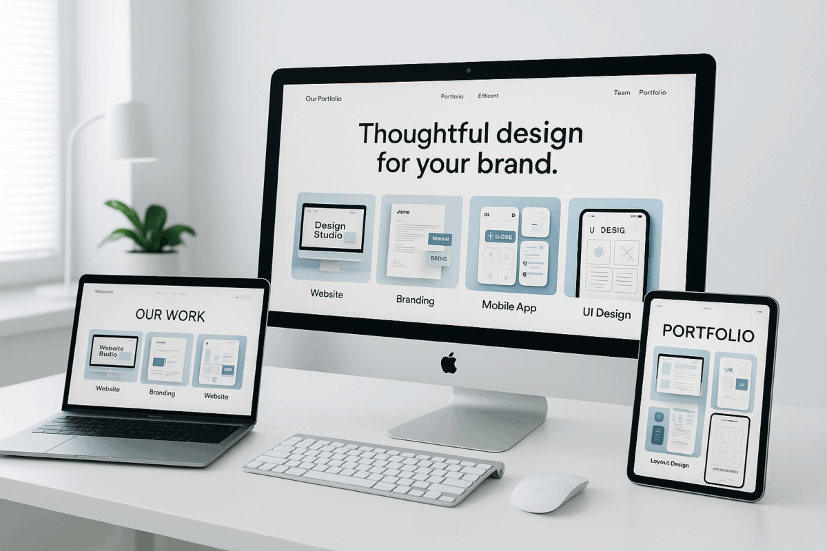 View Our Work - Blue Group Graphics