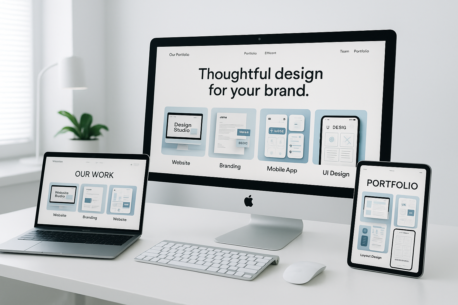 View Our Work - Blue Group Graphics